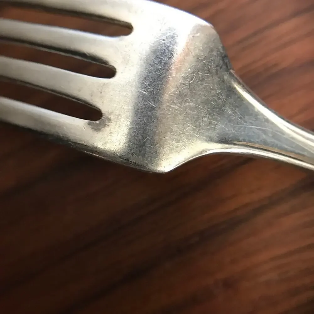 Wm. A. Rogers A1 Plus Oneida Ltd Art Deco Silver Plate Art Deco fork set (10)